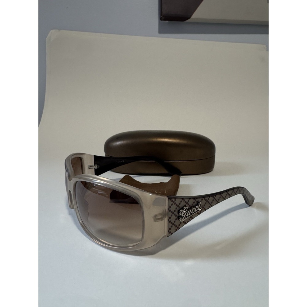 Gucci GG Sunglasses 3032/N/S 20FS8 Gucci Cursive Script with Case & Cloth - Picture 2 of 13